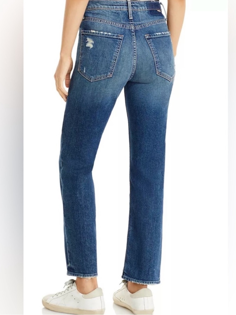 MOTHER SUPERIOR Pixie Tomcat Ankle Jeans in Born To Bite Exposed Button Fly 31 - Picture 3 of 16